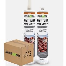 Kerakoll - MASTIC HYBRID COLLAGE DE TUILES - FAST TUILE SANS LIMITES 300ML (CARTON DE 12)