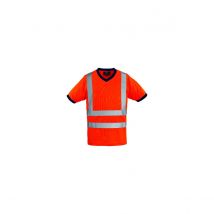 Coverguard - T-shirt YARD MC col V orange HV - COVERGUARD - Taille L