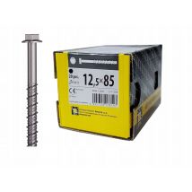 Domax - Boîte de 20 vis d'ancrage béton 12