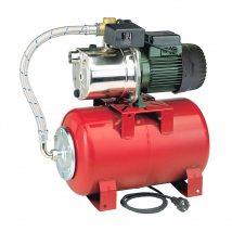 Dab - Surpresseur 20L DAB AQUAJETINOXRED13220M - Réservoir horizontal à vessie avec pompe a eau 1 kW jusqu'à 4