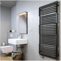 Otitec - Sèche serviette électrique noir - LUX - 400 watt - 60 x 50