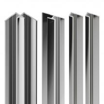 Schulte Pack de 2 profilés de finition + 1 profilé d’angle + 1 profilé d'extension pour panneaux muraux DécoDesign