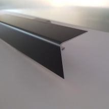 Alucouleur - Lot 5 Cornières d'angle RAL 9005 Sat-épaisseur 1