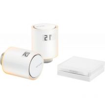Netatmo - NETATMO Starter Pack - 2 têtes thermostatiques intelligentes pour chauffage central