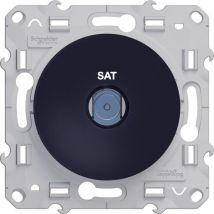 Schneider Electric - Mécanisme Odace Anthracite - Prise SAT - Schneider Odace - S420446