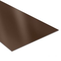 Bacacier - Tôle Plane 2000x1220 mm Acier 0.63 mm Laqué | Brun sépia | RAL 8014