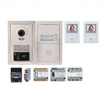 Aiphone - Pack vidéo 2 BP avec 2 moniteurs GT1M3L programmés - AIP/GTBV2E