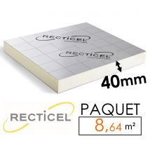 Recticel - ISOLANT TOITURE PLATE AUTOPRO SI 40MM DE MARQUE RECTICEL - PAQUET DE 8