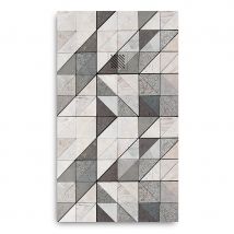 Cosyneo - Receveur de douche en résine extra plat à poser 70x120cm - géométrie rhombs - ORIGINE