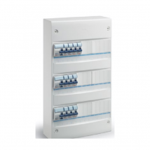 Gewiss - TABLEAU LOGEMENT PRÉÉQUIPÉ - À VIS - 3 RANGEES 39 MODULES - 3ID63+10DJ+PEIG.H+V-VIS - GEWISS - FR60379