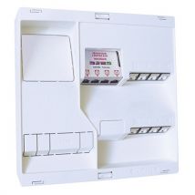 Coffret de communication Grade 3TV - 12xRJ45 Michaud LB318