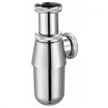 Paini - Siphon lavabo standard métal avec tubulure Sans tubulure