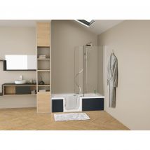 Kinedo - Baignoire à porte sur châssis métal