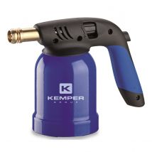 Kemper - Lampe a souder à gaz Coque Acier piezo cartouches gaz 190g KEMPER