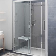 Roth - Cabine de douche version haute en niche largeur 136 cm largeur 87