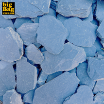 Big Bag Express - PACK 700kg Paillage Minéral Paillettes Ardoise Noire Ø 30/80 mm (28 Sacs x 25kg) - Livraison STANDARD
