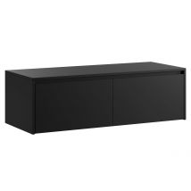 Meuble de salle de bain Jelsey - Badplaats - Noir mat - 120cm - Meuble vasque