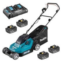 Makita - Tondeuse à gazon MAKITA DLM382PF4 38cm 2x18V (4 x 3