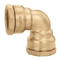 Caleffi - Raccord coudé 866 Laiton 40mm