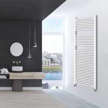Aica Sanitaire - AICA Radiateur Sèche-Serviettes Blanc H173 x L50 cm