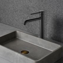 Bellegno - Robinet mitigeur de lavabo thermostatique GRAZIOSA noir mat