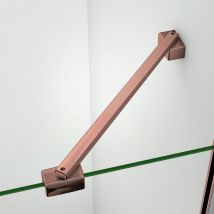Grand Verre - GRAND VERRE Barre de stabilisation mobile réglable 45 cm en aluminium Rose d'or