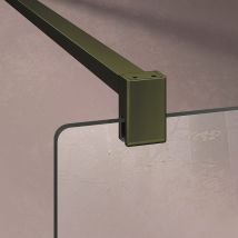 Grand Verre - GRAND VERRE Barre de renfort 90cm recoupable pour porte et paroi de douche en alu bronze