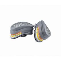 Gvs - 1/2 masque elipse gvs avec filtres gaz / poussières abe1p3 taille m/l - spr581