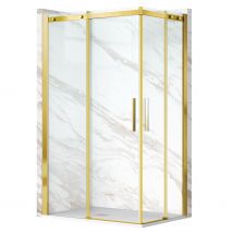 Balneo - Cabine de douche 80x90 cm coulissante en 6mm verre trempé anticalcaire