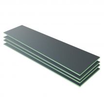 Grand Verre - Plaque de construction à carreler en mortier d'épaisseur 40mm 250x60