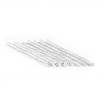 Lpp - Vis de Fixation Directe pour Huisseries Tête Réduite Torx Ø7.5 x 180 - Acier Zingué Blanc - Boite de 50 PCS – LPP