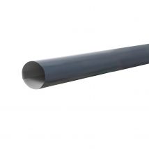 Lpp - Tuyau de descente en Acier Galvanisé – Diam.80 mm LG.2 M – Gris Anthracite RAL 7016 – LPP