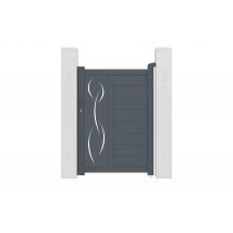 Casanoov - Portillon 1m Life H.140cm Aluminium Gris