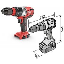 Visseuse / Perceuse À 2 Vitesses 18v Pd 2g 18.0-ec Flex - Accessoires + L-boxx - Sans Batterie Ni Chargeur - 447501