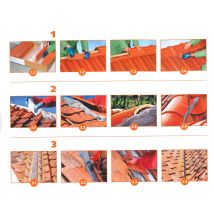 Dhaze - 2 Mortiers De Toiture Colmateur Gris