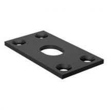 Mantion - Gâche à pattes diamètre 16mm noire - MANTION - 1316GP