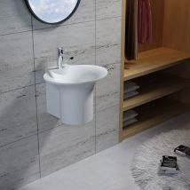 Distribain - Vasque suspendue en solid surface SDN1