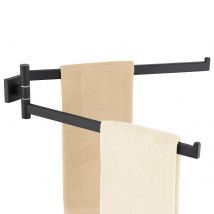 Auralum Max - Auralummax Double Porte Serviette Salle Bain|porte Serviette Murale 40cm|support Serviette Acier Inoxydable|barre Porte Serviette Salle 