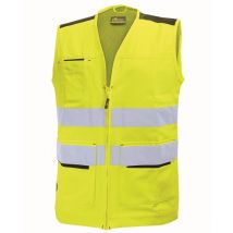 Upower - U-power - Gilet Multi Fonctions Jaune Haute Visibilité Smart - Jaune - Xl