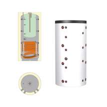 Thermador - Ballon Combiné Avec Stockage Eau Chaude Sanitaire 1000 L - 1 Échangeur Acier - Bsebm1000he
