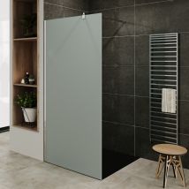 Saniverre - ROMA Paroi de douche à l'Italienne verre 10 mm opaque 70 x 200 cm