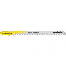 Metabo - 5 Lames Scie Sauteuse Hcs 91mm/ 3,0 Pour Scie Sauteuse