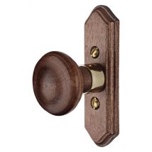 Ouvre & Deco - Poignée De Fenêtre Crémone Bois, Bois De Noyer