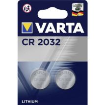 Pile Ronde Lithium 3v Cr2032 Varta - Blister De 2 - 6032101402