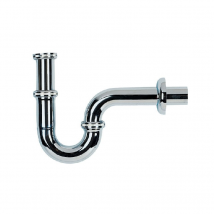 Rogier & Mothes - Siphon lavabo rétro ABBOTT en laiton chromé