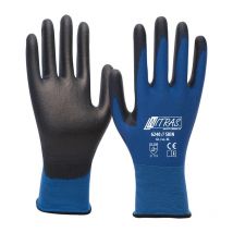 Nitras Safety Products - Gant Nitras Skin Taille Xxl (10) Bleu/noir En 388 Catégorie Epi Ii Nylon Avec Po (par 12)
