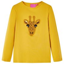 Vetonek - Camiseta Infantil De Manga Larga Ocre Oscuro 104
