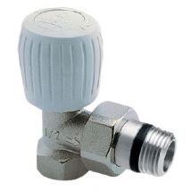 Robinet De Radiateur Équerre Nickelé 1 2 Orkli 1125