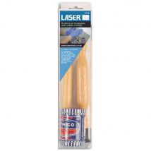 Laser Tools - Kit 2 Rodoirs (4 Ventouses) A Soupapes + Pate A Roder Grains Gros Et Fins