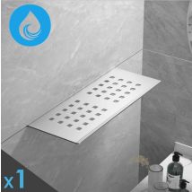 Mcm - Tablette Murale De Douche - Acier Brossé